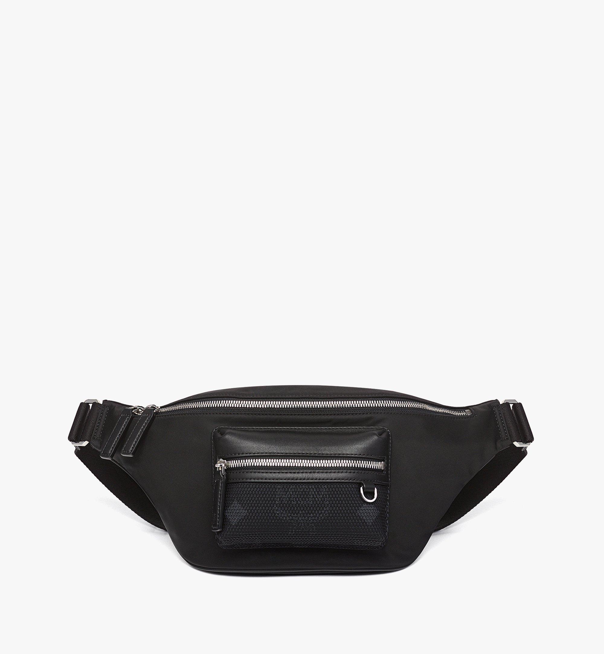 Black waist bag mens sale